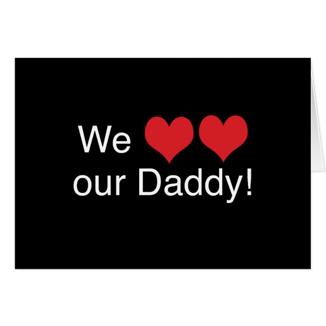 We Heart Daddy (Front Horizontal)