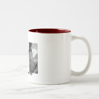 we heart grandpa gigi Two-Tone coffee mug