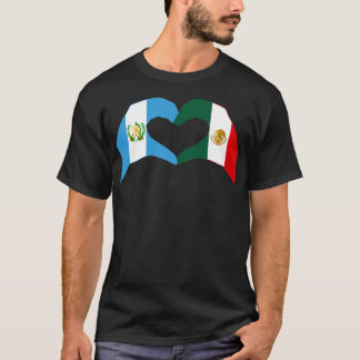We Heart Guatemala Mexico Multinational Patriot Fl T-Shirt