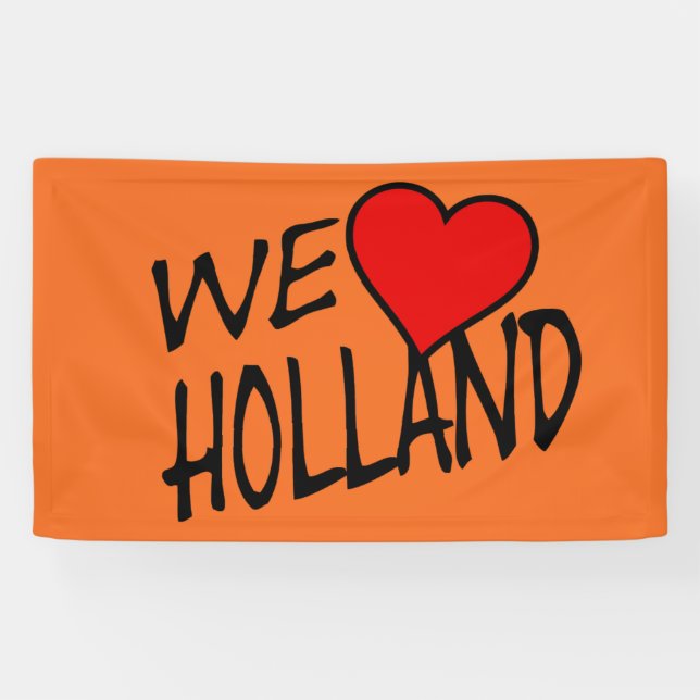 We Heart Holland bk on or bnrcnt Banner (Horizontal)