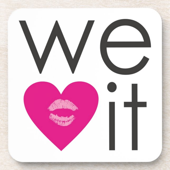 We Heart It Coaster (Front)