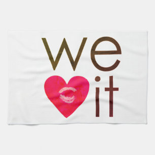 We Heart It Tea Towel