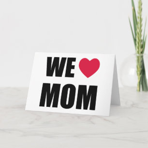 We Heart Mum - Mother's Day Card