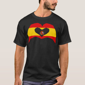 We Heart Spain Multinational Patriot Flag Series T-Shirt