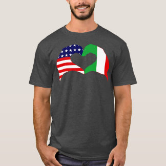 We Heart USA Italy Patriot Flag Series T-Shirt