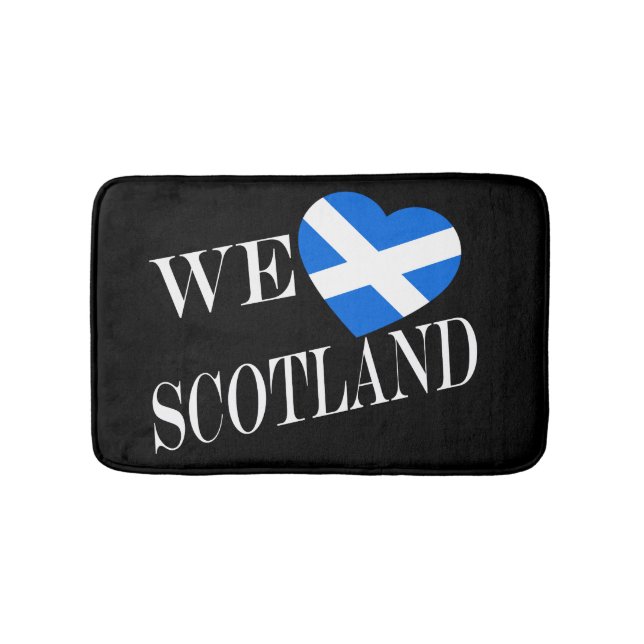 We Heartflag Scotland wt bmcnt Bath Mat (Front)