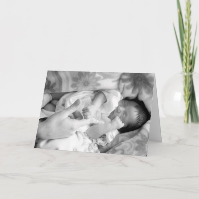 We hold their hands for just a moment... card (Front)