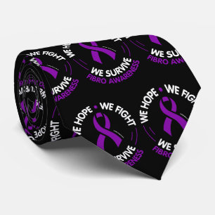 WE HOPE WE FIGHT WE SURVIVE...Fibro Tie