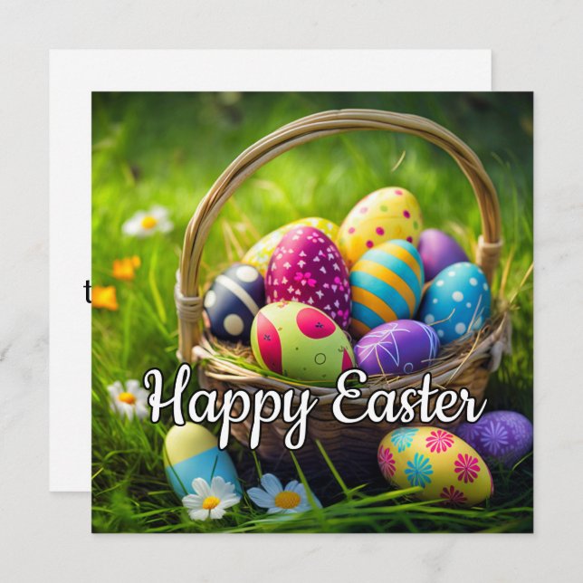 We Hope You All Have A Happy Easter Card (Front/Back)