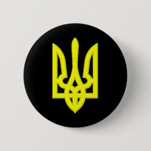 We I Love Ukraine Ukrainian Flag Proud Of Ukraine 6 Cm Round Badge