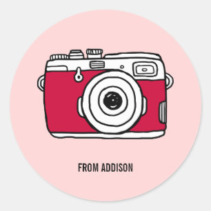 We Just Click Camera Valentine Sticker