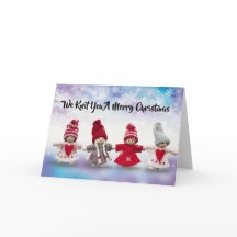 We Knit You A Merry Christmas Card