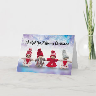 We Knit You A Merry Christmas Card