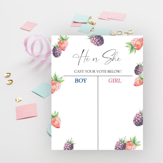 We know gender reveal chart (Creator Uploaded)