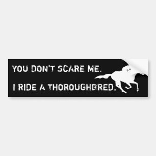 We laugh in the face of danger... bumper sticker