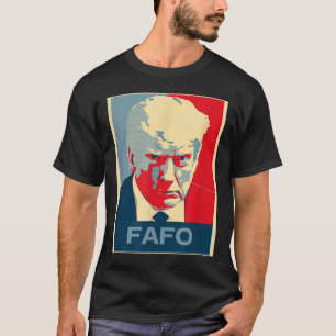 We Live In A Society Trump Mugshot Black Lightweig T-Shirt