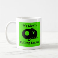 We Live In Rolling Estates - Fiberglass Egg