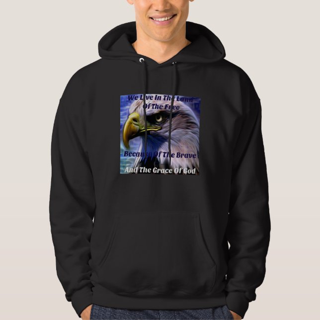 We Live In The Land Of The Free-Gratitude Design-2 Hoodie (Front)