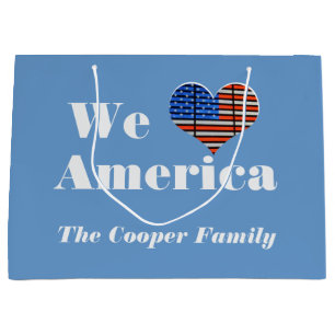 We Love America Large Gift Bag