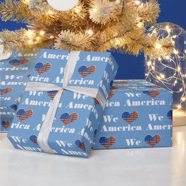 We Love America Wrapping Paper (Holidays)