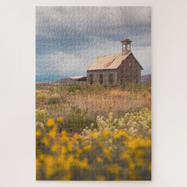 We Love An old Church in Utah Jigsaw Puzzle (Vertical)