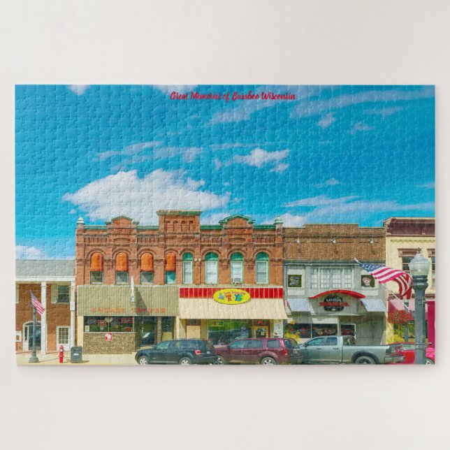 We love Baraboo Wisconsin. Jigsaw Puzzle (Horizontal)