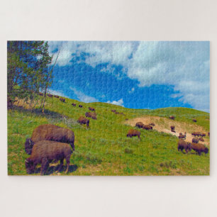 We love Bison Wyoming Jigsaw Puzzle