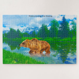 We love Brown Bears Wyoming Jigsaw Puzzle