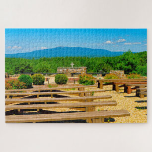 We love Cathedral of the Pines New Hampshire Jigsaw Puzzle