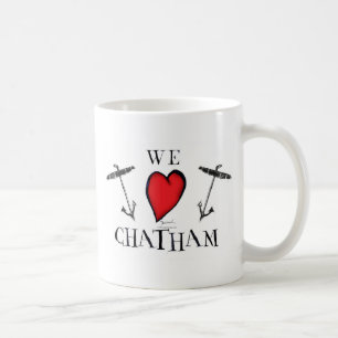 we love chatham coffee mug