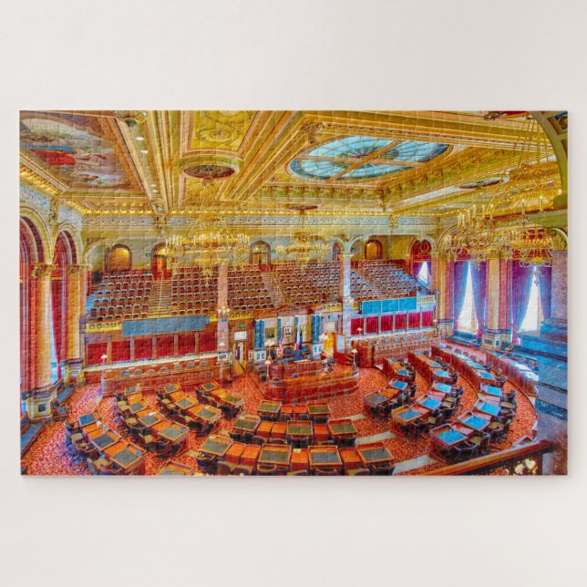 We love Des Moines Iowa. Jigsaw Puzzle (Horizontal)