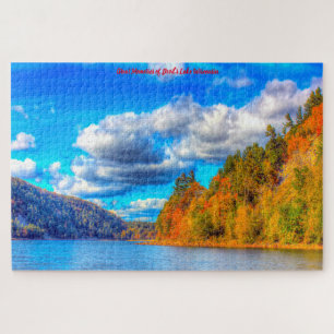 We love Devils Lake Wisconsin. Jigsaw Puzzle