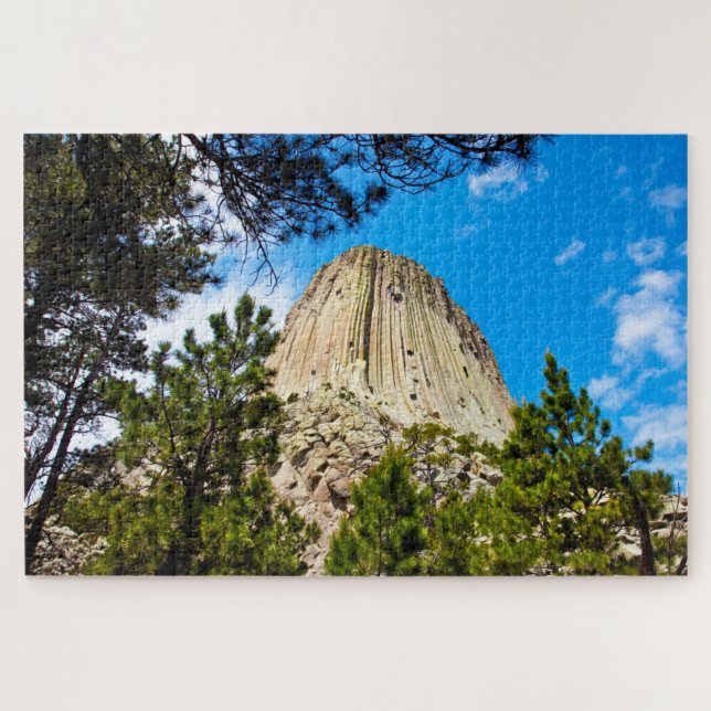 We love Devil's Tower Wyoming Jigsaw Puzzle (Horizontal)