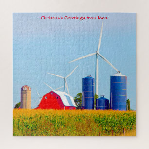 We love Farms in Iowa. Jigsaw Puzzle