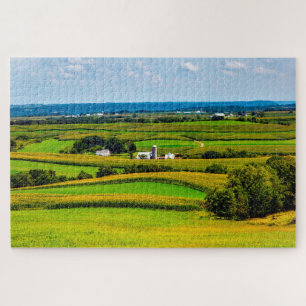 We love Farms in Iowa. Jigsaw Puzzle