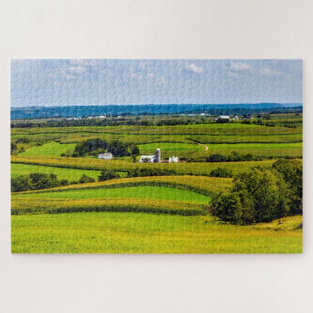 We love Farms in Iowa. Jigsaw Puzzle (Horizontal)