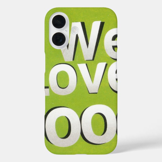 We love food Case-Mate iPhone case (Back)