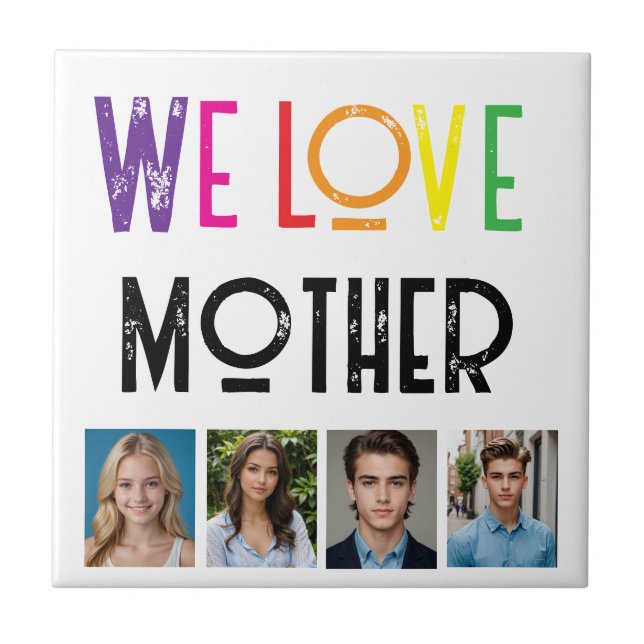 WE LOVE GIFT, EDIT ADD PHOTO CERAMIC TILE (Front)