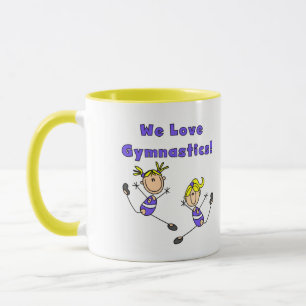 We Love Gymnastics Tshirts and Gifts Mug