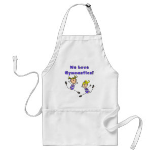 We Love Gymnastics Tshirts and Gifts Standard Apron