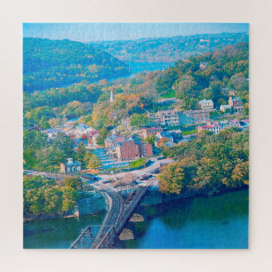 We love Harpers Ferry West Virginia. Jigsaw Puzzle
