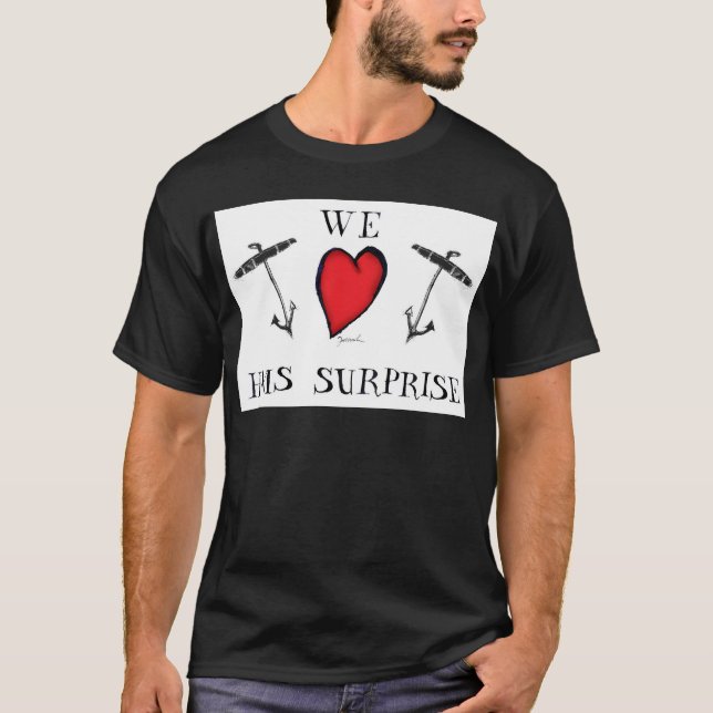 we love hms surprise, tony fernandes T-Shirt (Front)