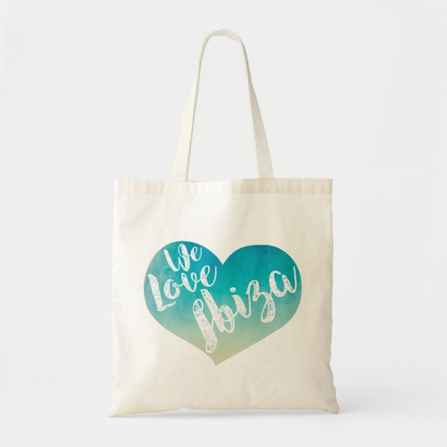 “We love Ibiza " Tote Bag (Front)