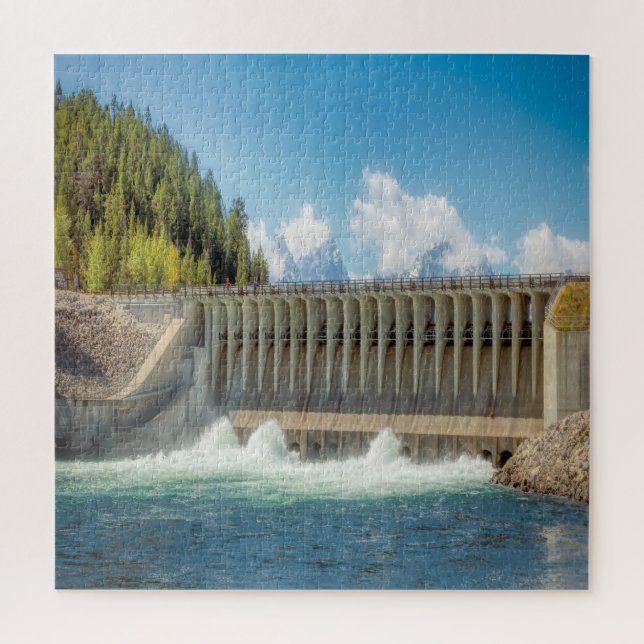 We Love  Jackson Lake Wyoming. Jigsaw Puzzle (Vertical)