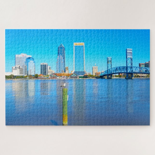 We Love Jacksonville in Florida Jigsaw Puzzle (Horizontal)