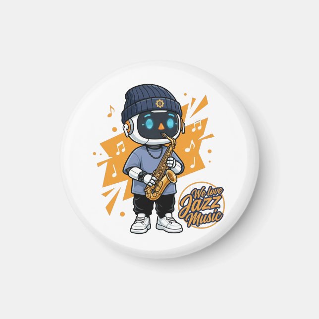 We Love Jazz Magnet (Front)