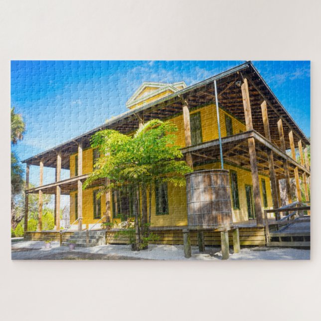 We Love Koreshan  State Park Utah Jigsaw Puzzle (Horizontal)