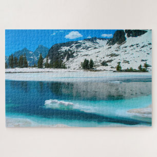 We love Lake Solitude Wyoming Jigsaw Puzzle