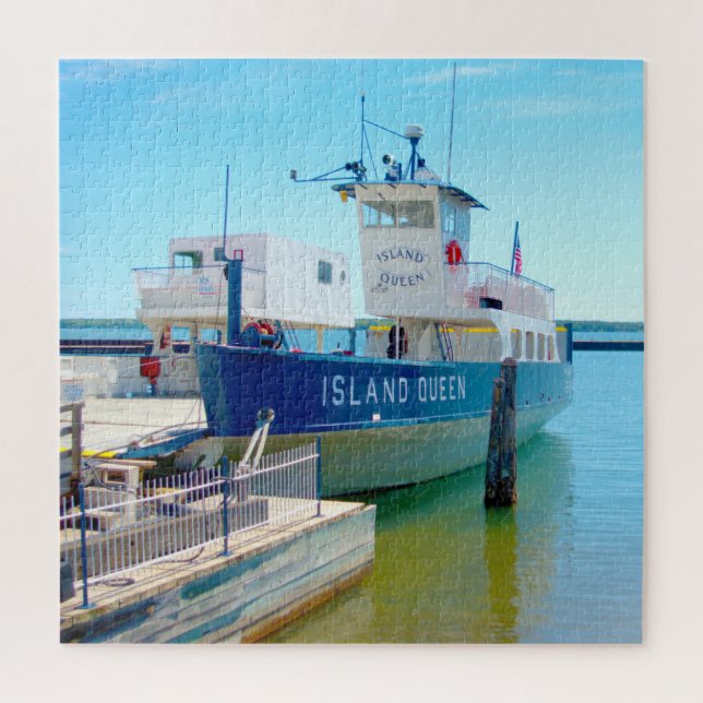 We love Madeline island Wisconsin. Jigsaw Puzzle (Vertical)