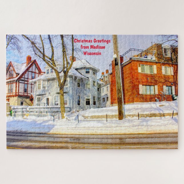 We love Madison Wisconsin.  Jigsaw Puzzle (Horizontal)